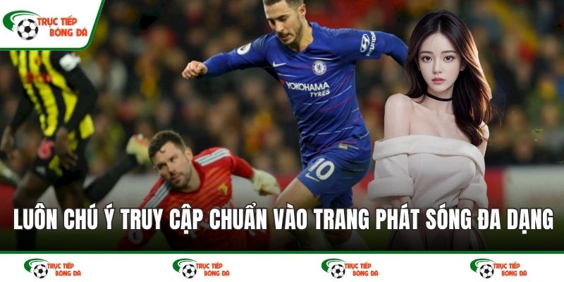 Luôn chú ý truy cập chuẩn vào trang phát sóng đa dạng
