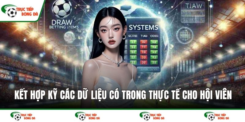 Kết hợp kỹ các dữ liệu có trong thực tế cho hội viên