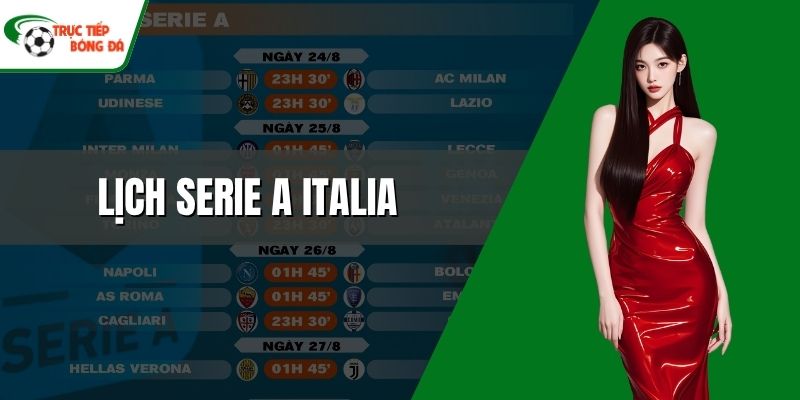 Lịch Serie A Italia